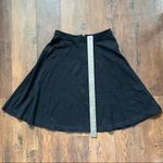 Maison Jules black A-line textured print skirt size M Photo 4
