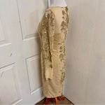 David Meister  Embroidered Illusion Cocktail Dress Photo 8