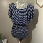 Gianni Bini  striped off the shoulder bodysuit size S Photo 2