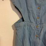 Topshop  Denim Dress Button Down with Cut-Outs Photo 1