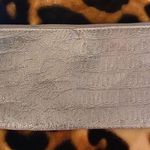 Sephora  Silver Croc-Embossed Cosmetic Bag Photo 0