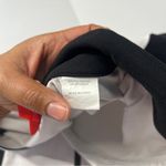 REDVANLY Women’s Medium White/Black Contrast Sleeve Full Photo 7