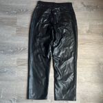 Abercrombie & Fitch The Ankle Straight Ultra High Rise vegan leather Photo 2