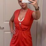 Hot Miami Styles Coral Romper Size S Photo 0