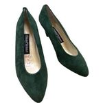 Evan Picone  women’s green leather suede heels shoes size 5M SKU 3812 Photo 0