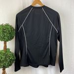 Lands' End Land’s End Black & White Long Sleeve Sport Athletic Half Zip Neck Top XL Photo 1