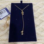 Swavorski Swarovski Pleasant Gold Tone Czech White Crystal Necklace 5497885 Valentine’s Photo 4