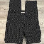 Lila Rose Black with White Polka Dot Pull On Stretchy Pants Size 6 Photo 0