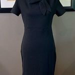 SheIn  Black Poly Knit Stretch Dress Size‎ Medium Photo 0
