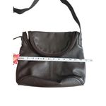 HYPE Brown Leather Zip Satchel Crossbody Bag Photo 10