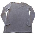 J.McLaughlin Women's Blue Knit V Neck Long Sleeve Sweater Top Tunic Photo 0