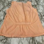 Gitano Peach Buttoned Tank Top 80s Vintage Eyelet Daisy Boho Girlhood Core Cute Orange Size M Photo 7