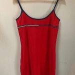 Tommy Hilfiger Y2K Vintage Red Spell Out Logo Tank Bra Top Dress Size Medium Photo 0