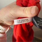 Boston Proper NWOT  Luxe Lounge Drawstring Wide Leg Pants Red Size L Photo 13