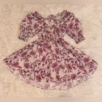 MISA Los Angeles NWOT ANTHROPOLOGIE Misa short ruffle open back floral mini dress sz S Photo 2