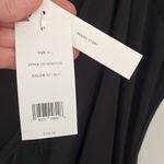 Vince  NWT V-Neck Maxi Midi Wrap Dress‎ Black Stretchy Gathered Waist Classic XL Photo 8