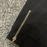 Susan Graver New Black Jogger Pants with Gold Zipper MP Photo 3