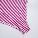 Forever 21  + Pink and White Strip Strapless Bodysuit Photo 1