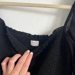 Aritzia Wilfred Tempest Mini Dress Long Sleeve Black Small Photo 1