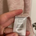 Joseph A EUC  women’s pale pink thin knit lengthy sleeveless open cardigan small‎ Photo 5