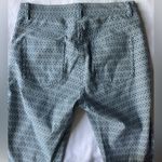 J. McLaughlin  Micro Aegean Link Baxter Blue Patterned Pants Slash Zipper Pockets Photo 9