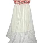 Vanity Strapless Sequined High Low Dress (XS) Photo 0