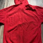 Steve & Barry's Vintage 90s‎ Y2K Wisconsin Football Sports College Red Preppy Hoodie Medium Top Photo 2