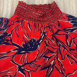 Blank London Anthropologie Rubix Top High Neck Blouse Boho Women’s Small Red Photo 3