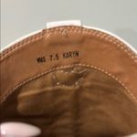 Dolce Vita White Leather Western Boots Size 7.5 Photo 4