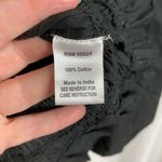 Love The Label Anthropologie Black Smocked Puff Sleeve Blouse Sz.S NWT Photo 13