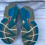 New Balance Gray and Blue Athletic Shoes Photo 3