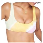 l*space L Lizzie Diagonal Sunburst Tie Dye Bikini Top Women's Size Small NWOT Photo 0
