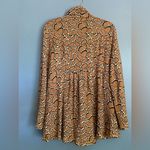 Soft Surroundings Giraffe Full Zip Lightweight Jacket/Sweater Animal Print SZ L Photo 3