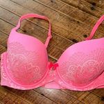 Victoria's Secret Victoria’s Secret 36D pink lacy body lined Demi bra Photo 0