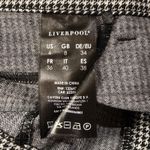Liverpool SZ 4/27 Skinny Leg Pants Houndstooth Stretch Mid-Rise Zip-Fly Pockets Photo 8