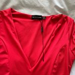 Pretty Little Thing  red scrunchy dress Photo 5