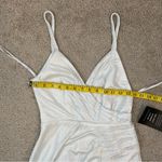 Retrofête Retrofete Yesi Braided Strap High Slit Dress Silver XS Photo 5