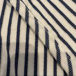 Arden B . Jacket White with blue pinstripe & gold metallic threading EUC Photo 3