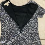 Michael Kors Metallic Leopard Print Bodycon Dress XS Photo 5