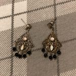 Sterling Silver Women’s vintage filigree 925  dangle earrings! Photo 1