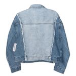 PacSun Oversized Cropped Two Tone Trucker Jacket Photo 1