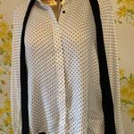 ZARA trafaluc Tie neck polka dot button front blouse size S Photo 6