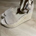 Marc Jacobs Marc Fisher Varin  Suede Espadrille Wedge Sandal‎ Women's Size 8.5 Beige Photo 7
