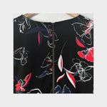 Halogen  Marybeth Floral Print Long Sleeve Mini Length‎ Career Dress Size M Photo 6