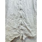 AREA STARS White Cotton Waist Cinching Sleeveless Jean A Photo 8