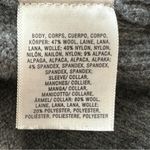 Anthropologie Moth Vneck Soft Boulders Wool Alpaca Pullover Sweater Colorblock M Gray Size M Photo 8