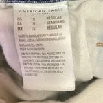 American Eagle  Blue Denim Medium Wash High Rise Straight Leg Jeans Size 18 Photo 4