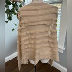 ZARA  Ruffled Knit Sweater Size Large Oversized Photo 3