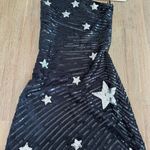 Black And Silver Mini Dress Size XS Photo 0