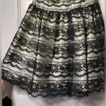 Gunne Sax Jessica McClintock Strapless Floral Lace Overlay Prom Dress Sz 9 Photo 4